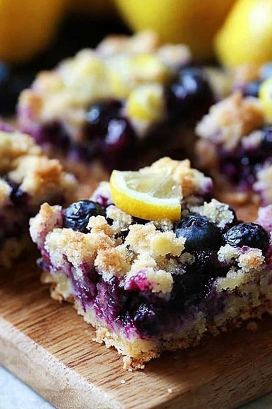 lemon blueberry bars