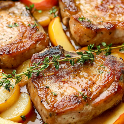 pork chops with apples