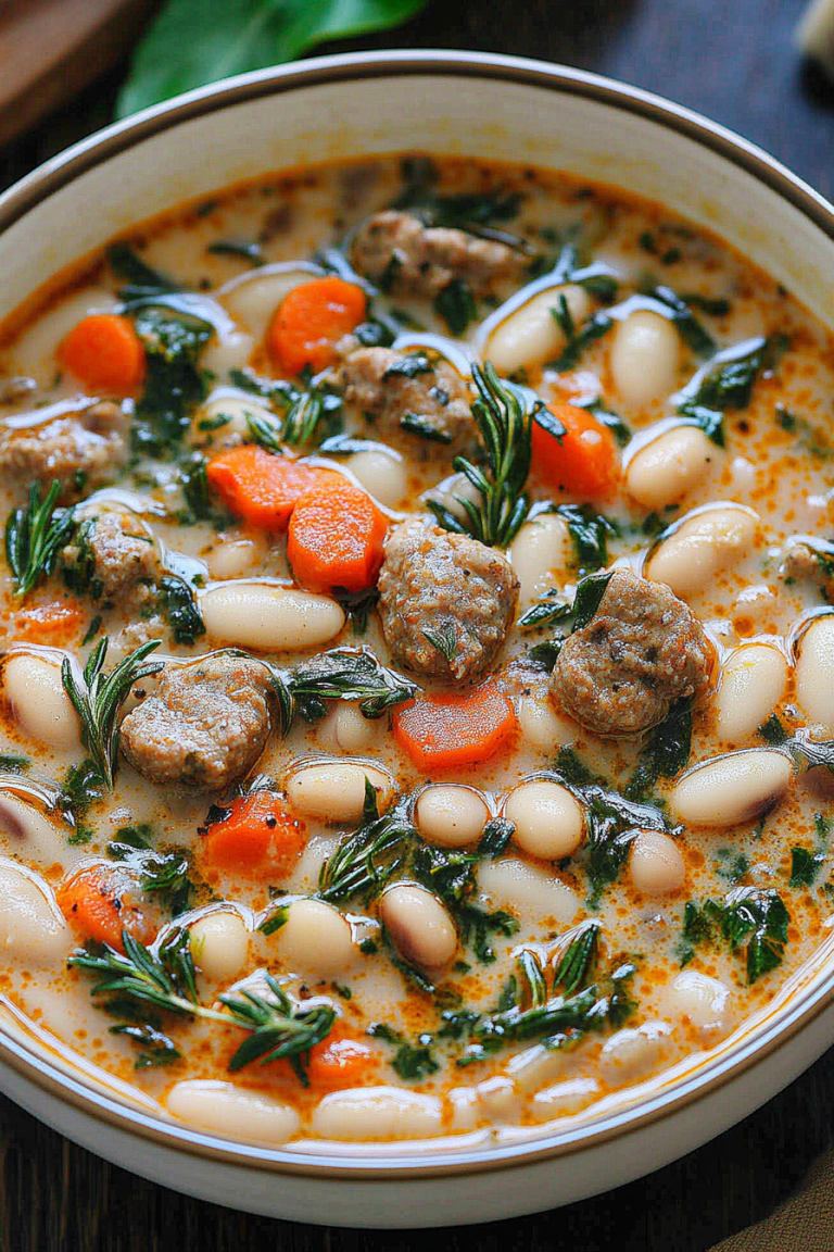 sausage white bean soup