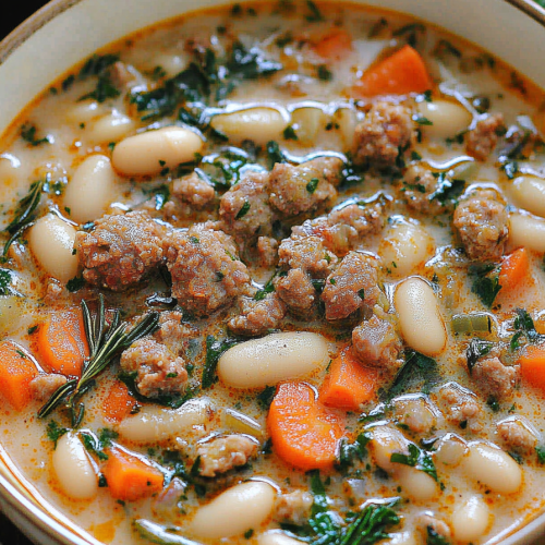 sausage white bean soup