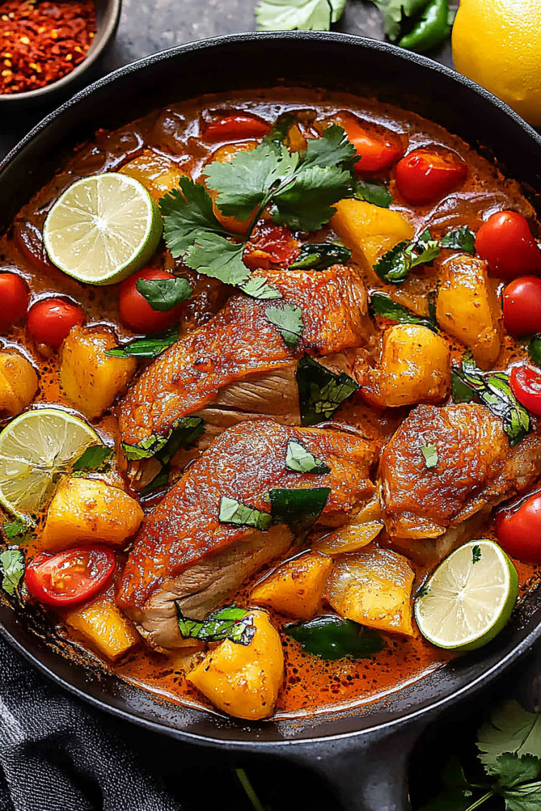 thai red curry duck
