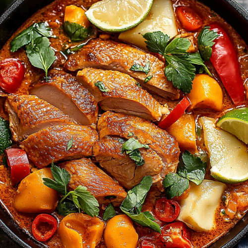 thai red curry duck
