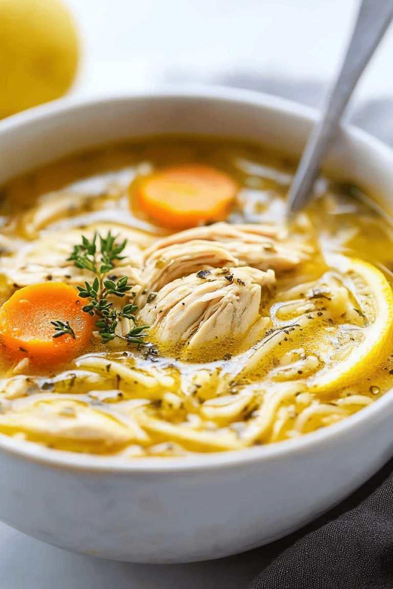 Lemon Chicken Soup