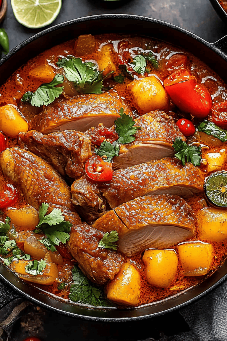 thai red curry duck