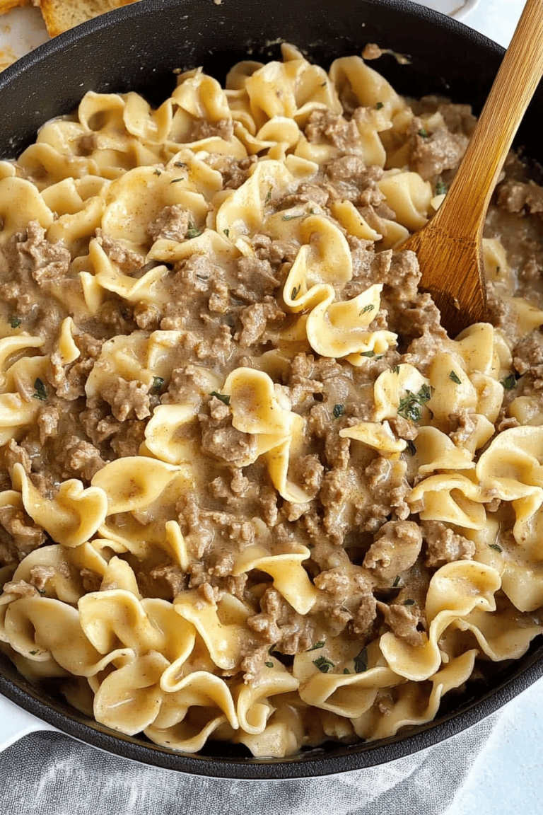 Ground Beef Stroganoff Recipe