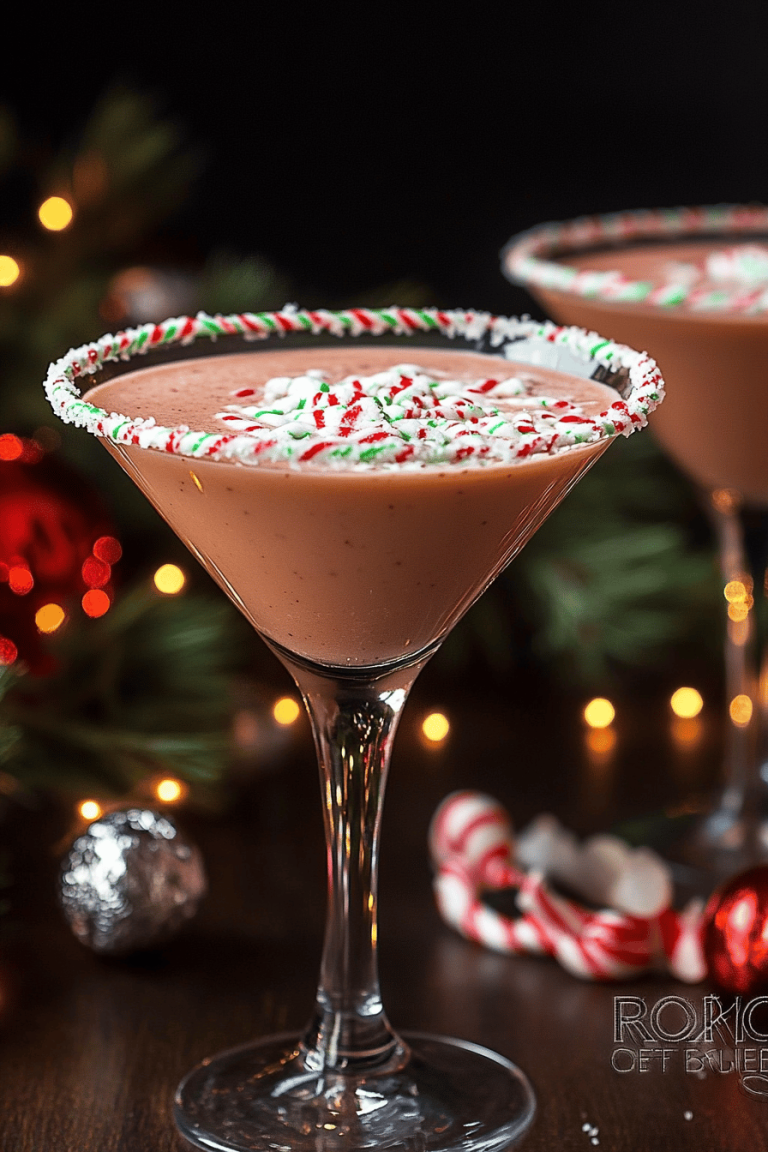 peppermint martini