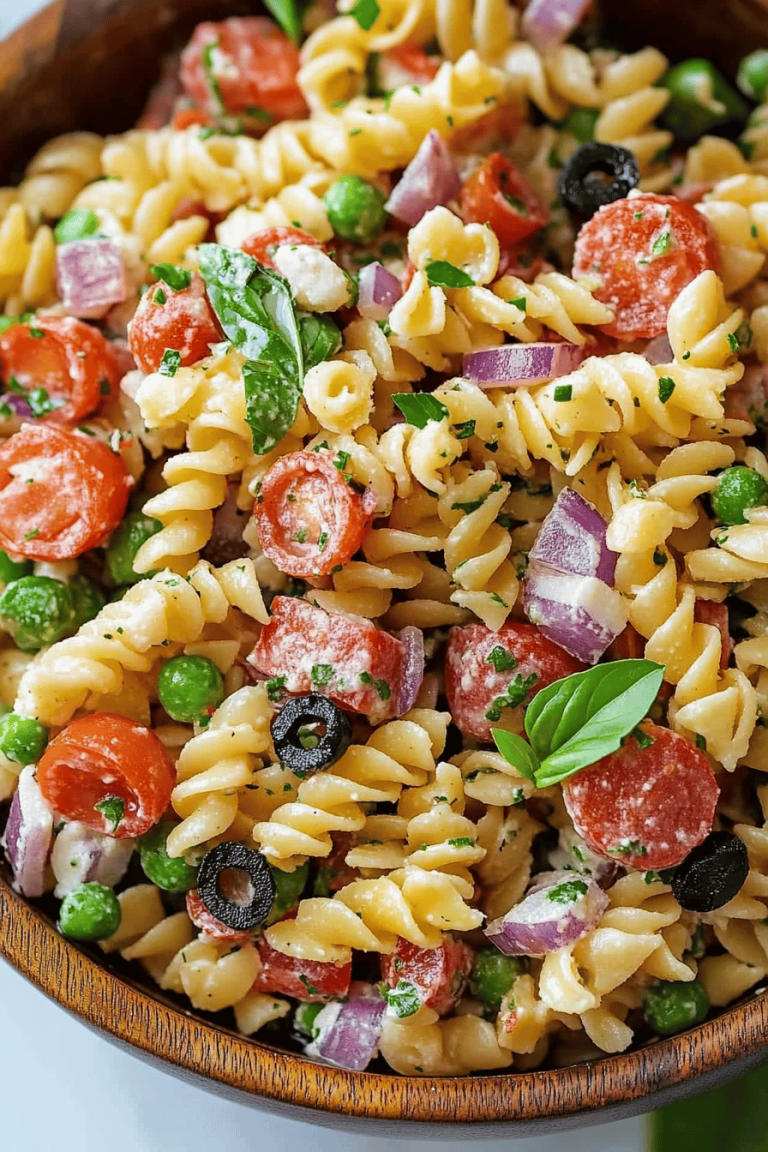 Italian Dressing Pasta Salad – Zesty, Fresh & Perfect for Every Occasion! 