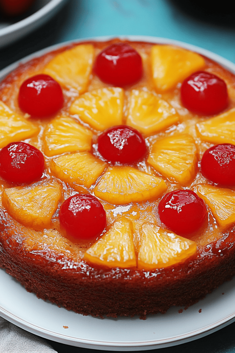 Pineapple Upside-Down Cake Recipe