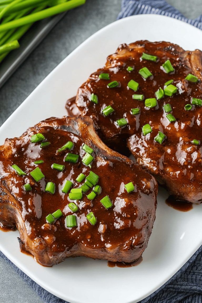 Grill Barbecue Pork Chops