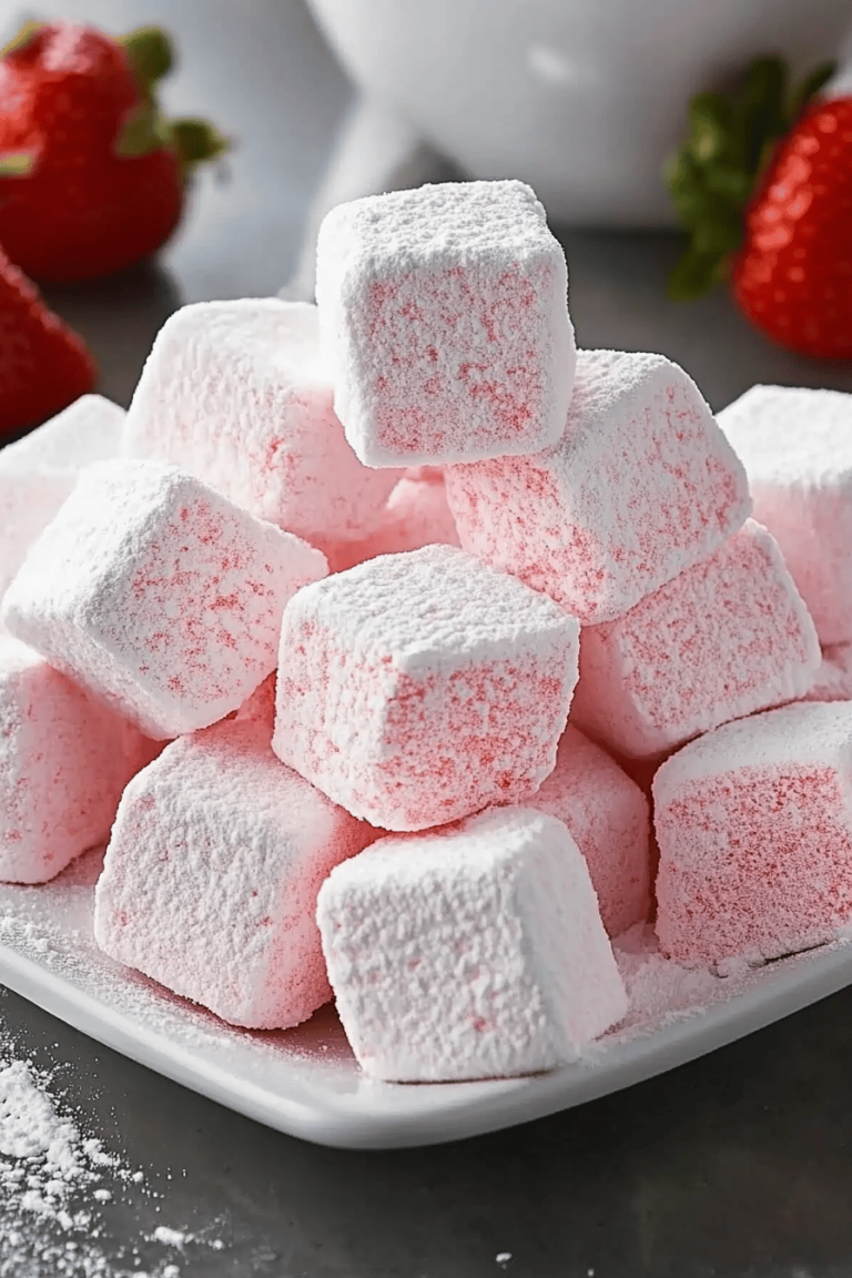 Strawberry Marshmallows