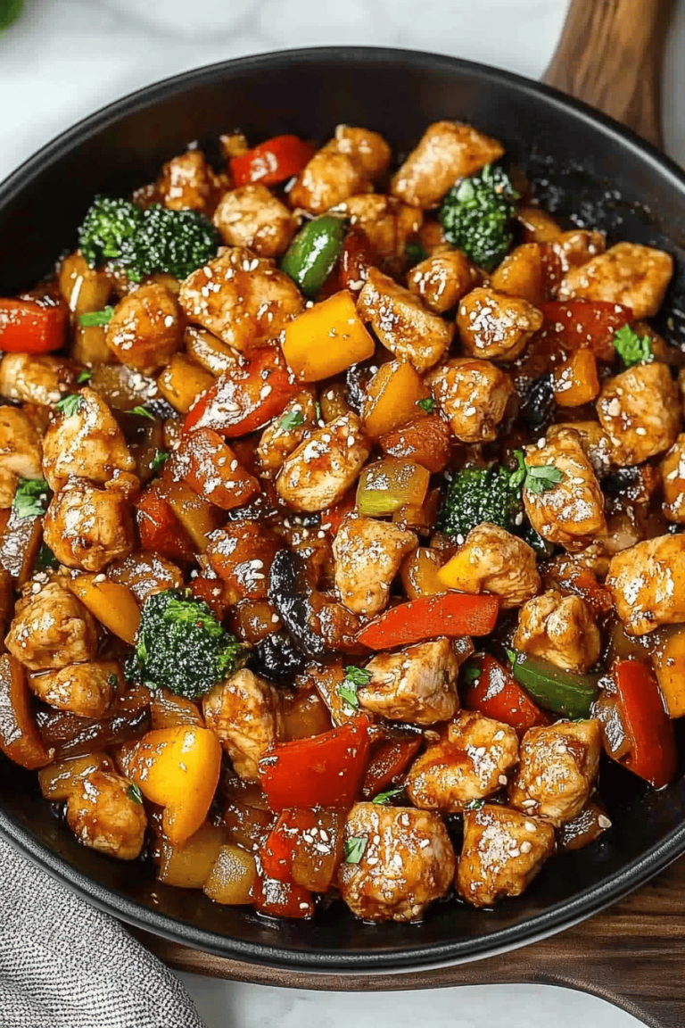 Chicken Peppers Stir Fry