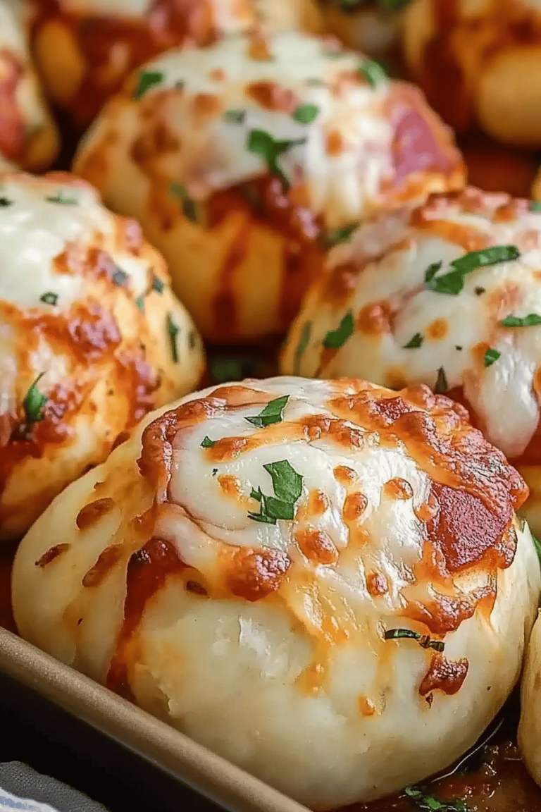 Cheesy Pizza Bombs