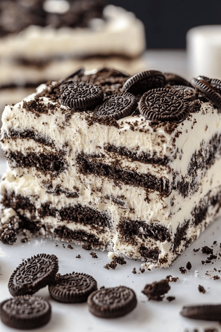 Oreo Icebox Cake