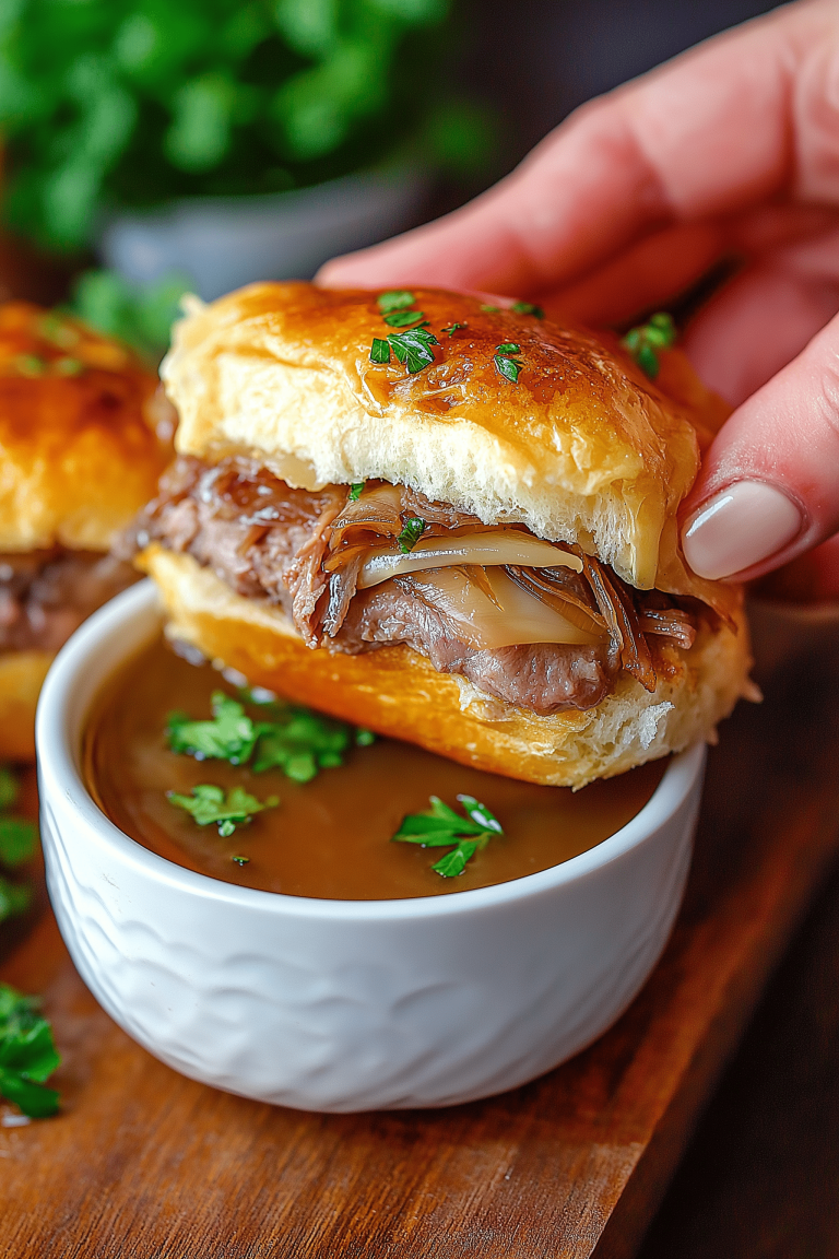 Easy French Dip Sliders Recipe
