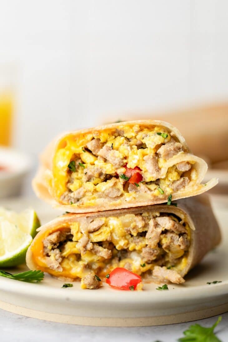 High-Protein Breakfast Burrito