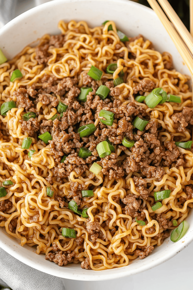 Ground Beef Ramen