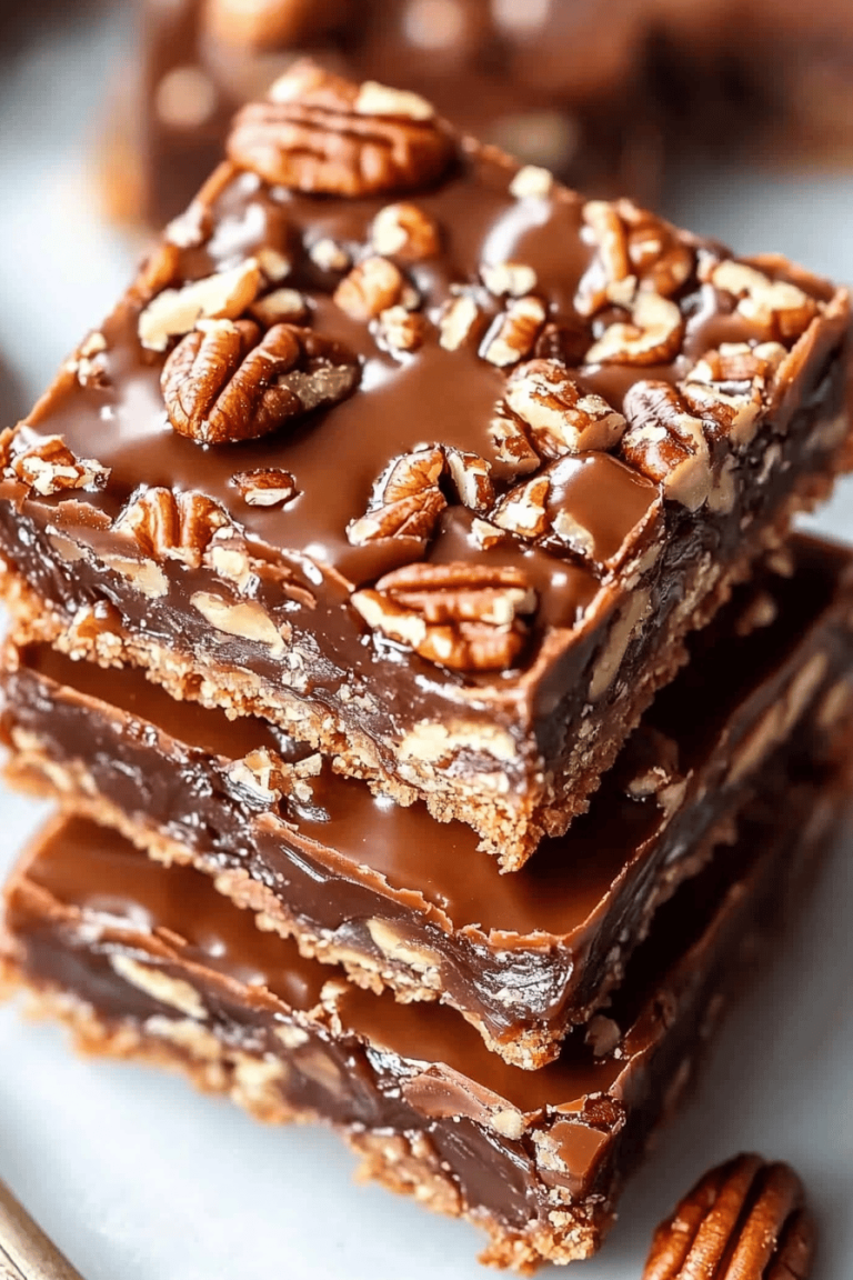 Pecan Turtle Bars