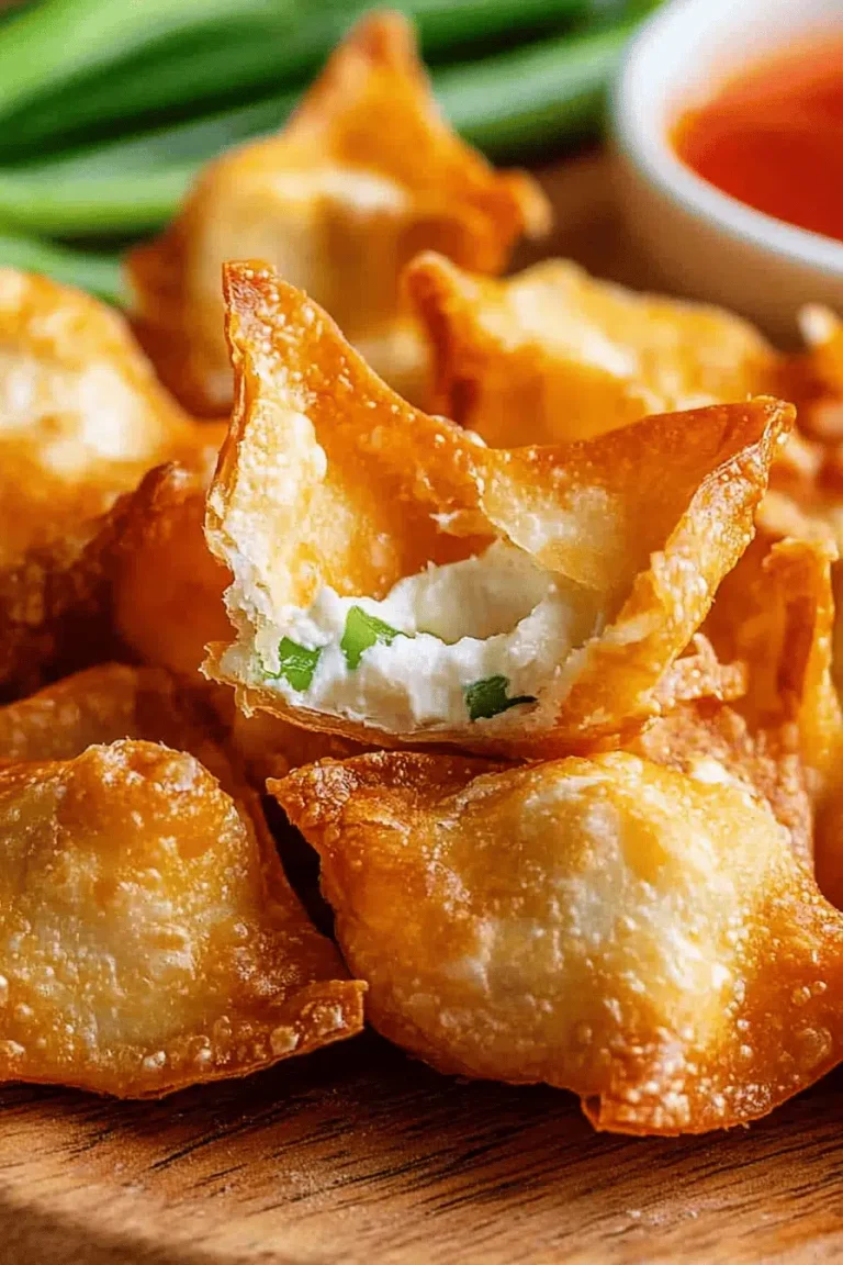 Baked Sausage and Cheese Mini Wontons – Crispy, Cheesy & Crowd-Pleasing!