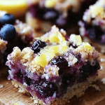 Blueberry Oatmeal Breakfast Bars [50 Minutes]