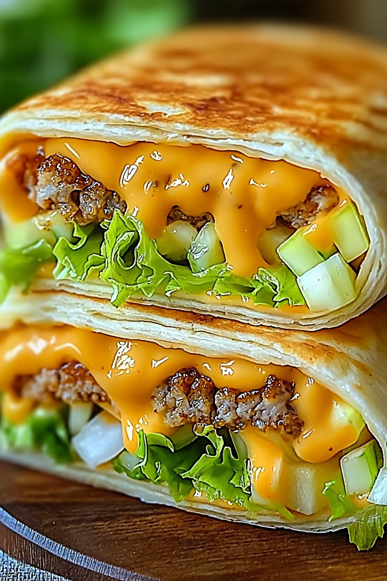 Homemade Big Mac Wraps Recipe – Easy Dinner Idea