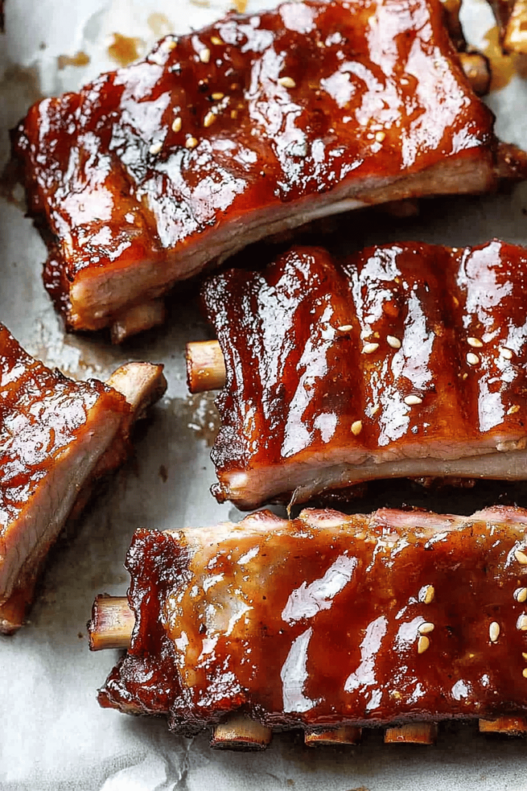 Sesame Garlic Ribs