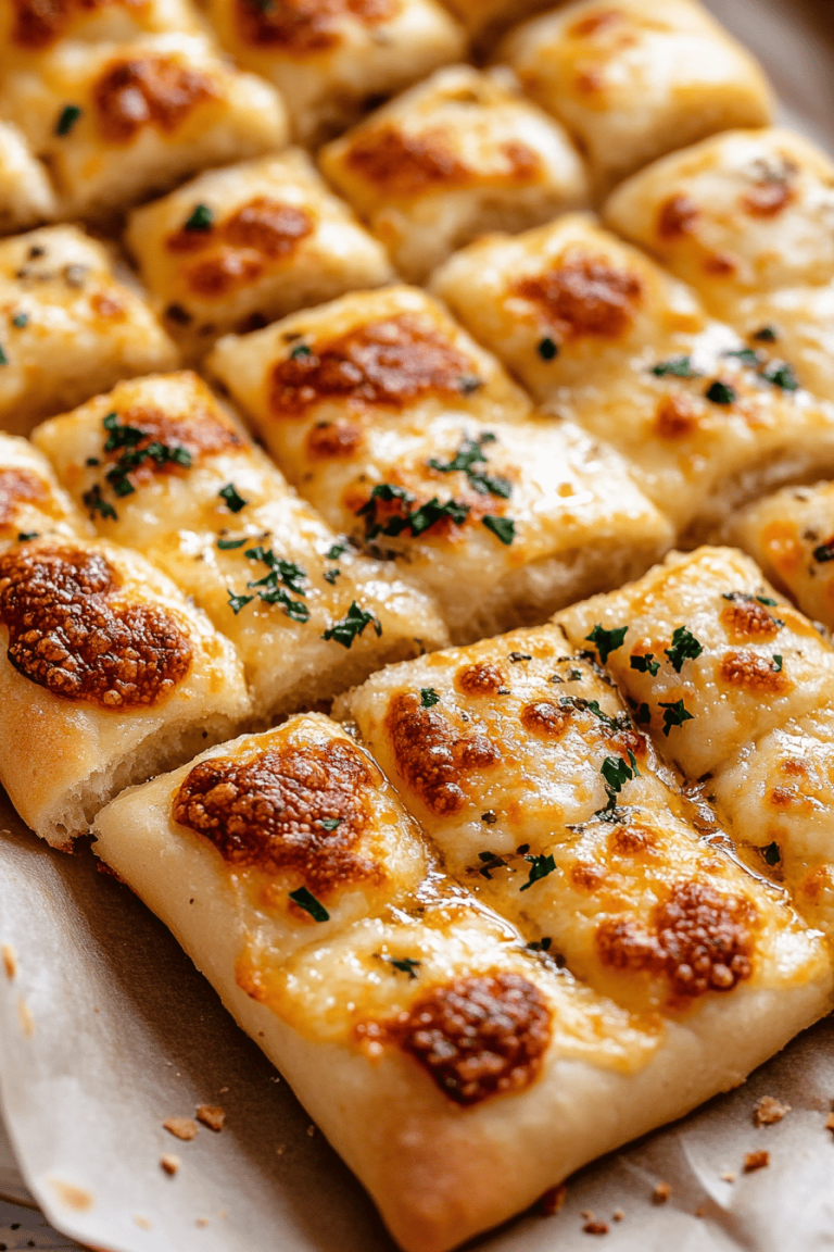 cheesy garlic breadsticks