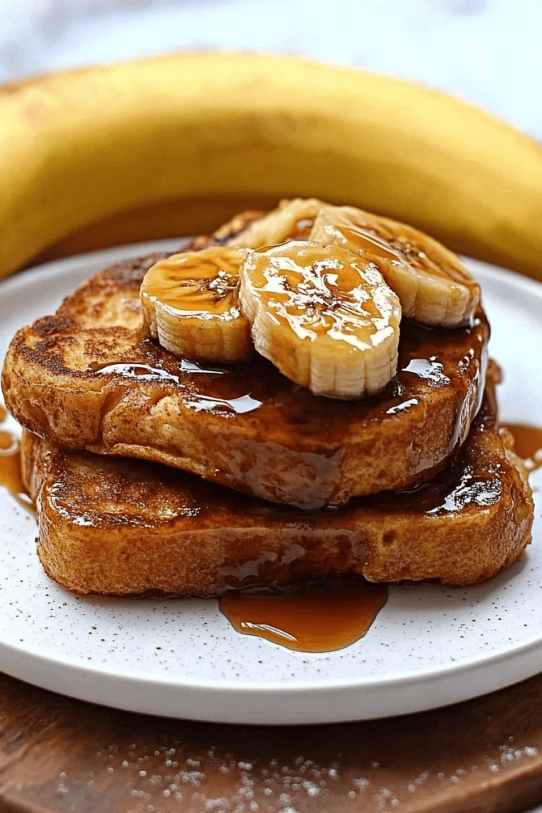 bananas foster french toast