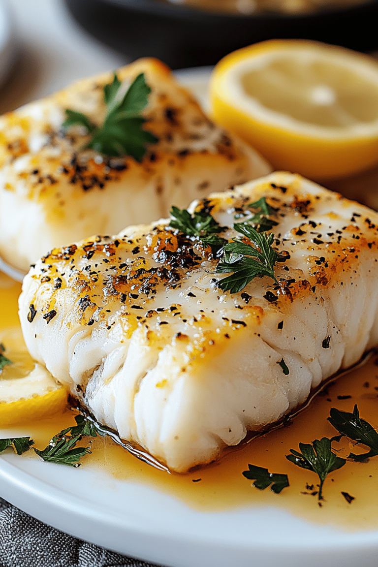 Seared Cod Recipe