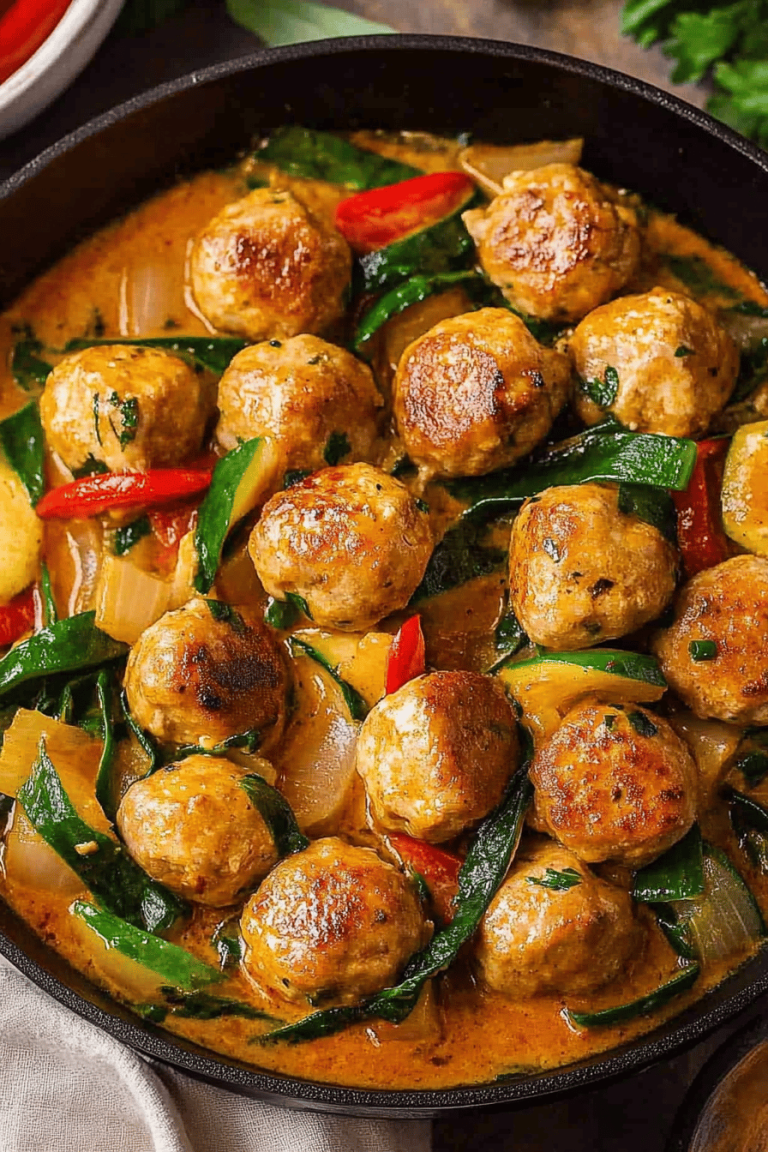 Thai Chicken Meatballs