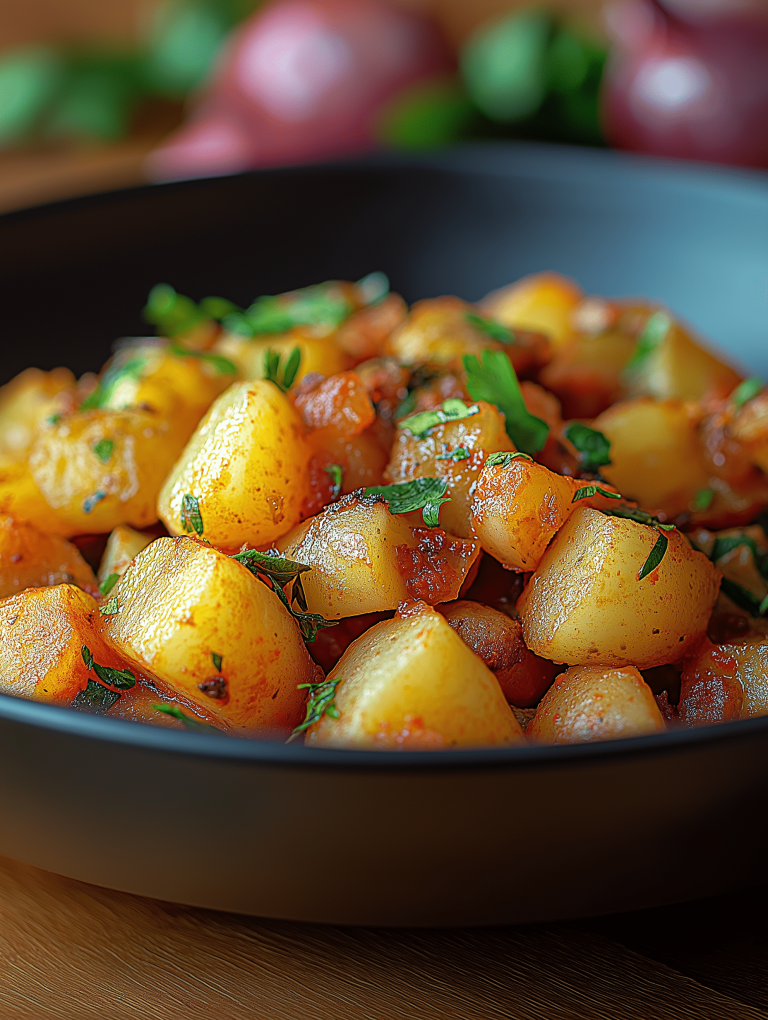Spicy Spanish Potatoes
