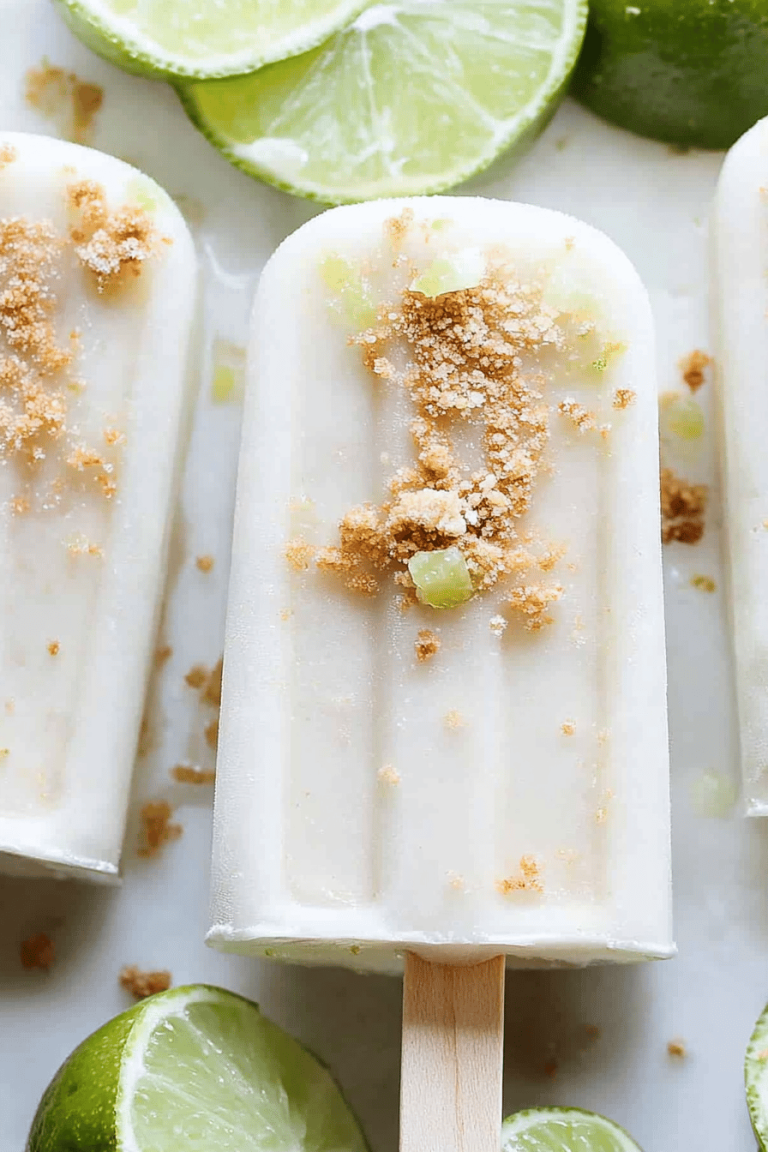 key lime pie popsicles