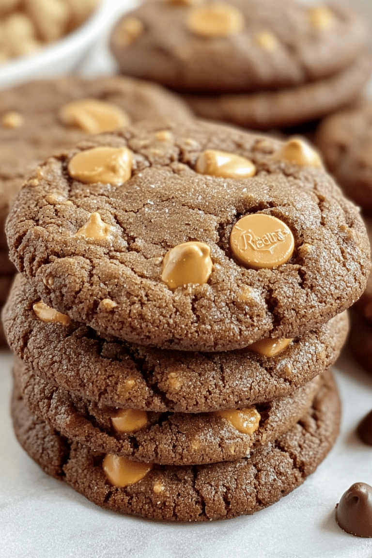 Chocolate Reese’s Cookies