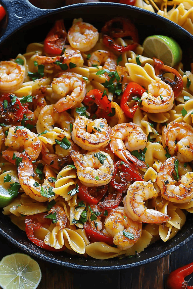 Shrimp pasta