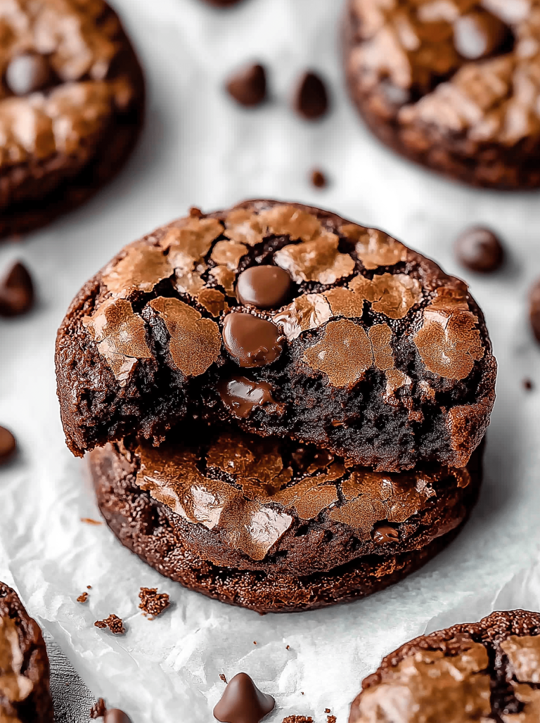 The BEST Fudgy Chewy Brookies