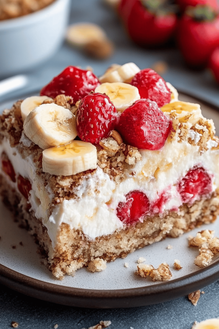 Banana Split Dump Cake
