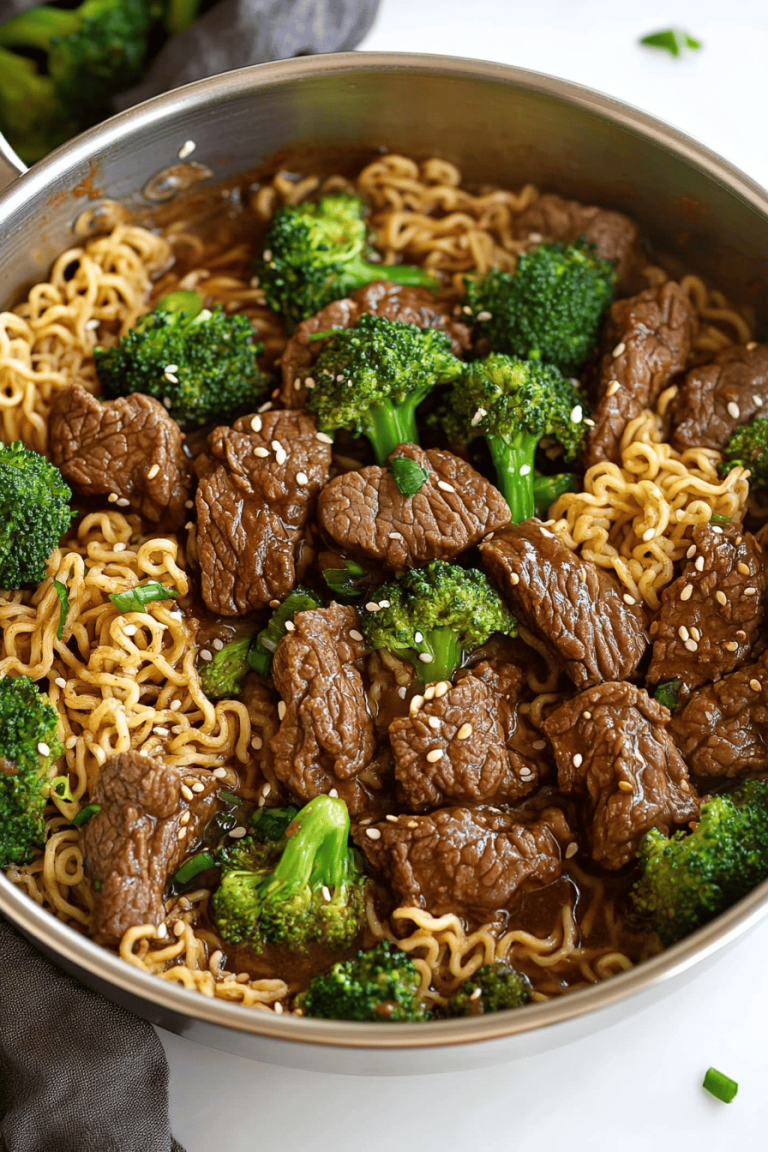 Beef Broccoli Ramen