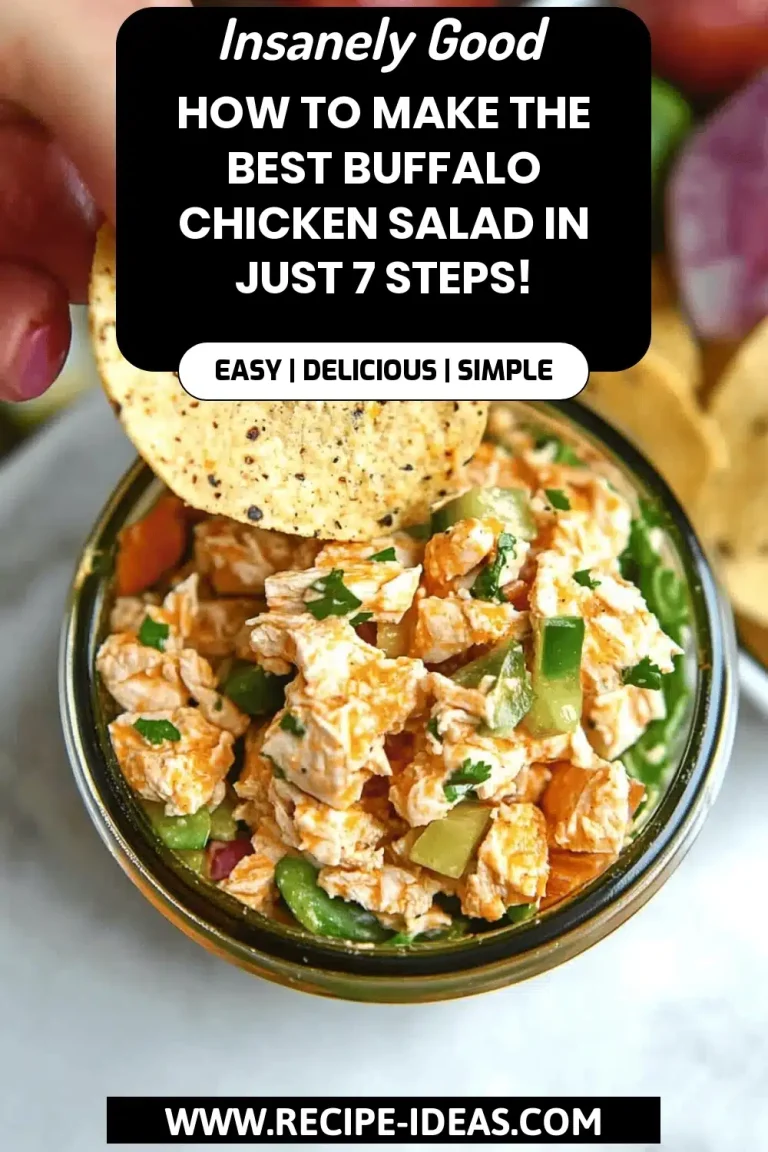 Easy Buffalo Chicken Salad (High-Protein, Healthy)