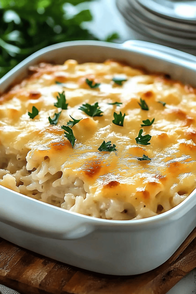 Creamy Chicken Rice Casserole