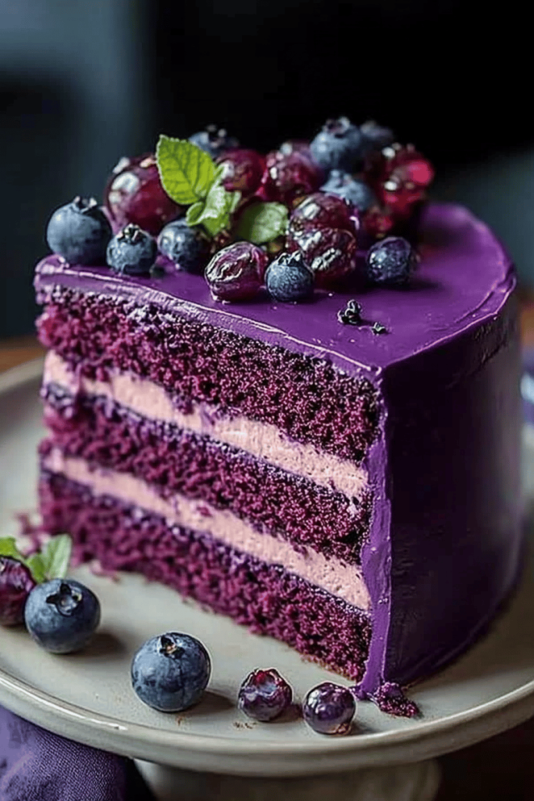 Purple Velvet Cake Recipe