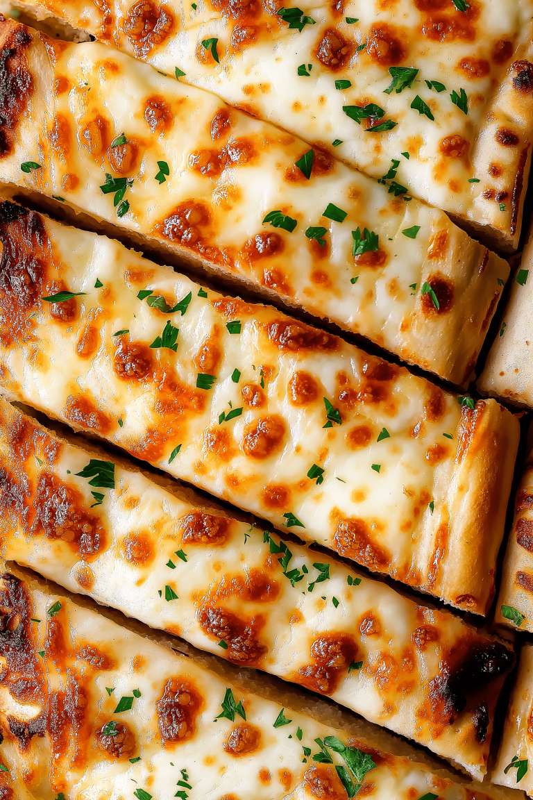 BEST CHEESY GARLIC BREAD