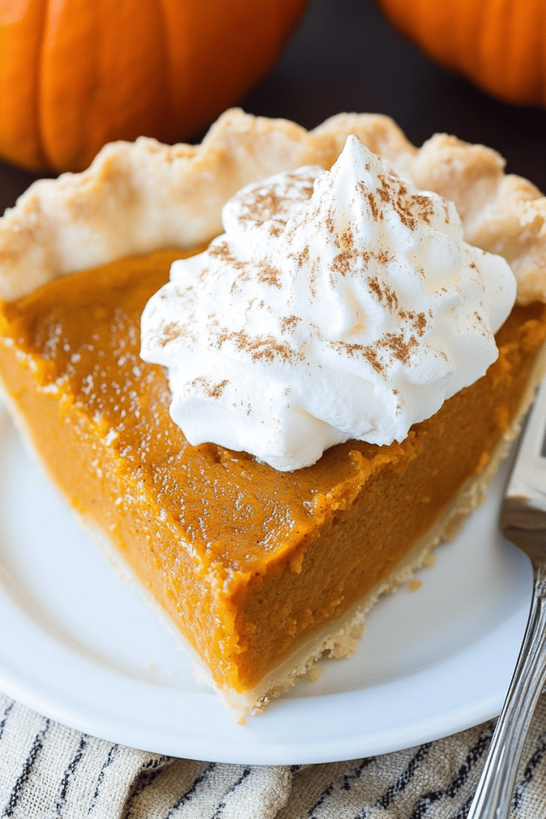 Pumpkin Pie Recipe