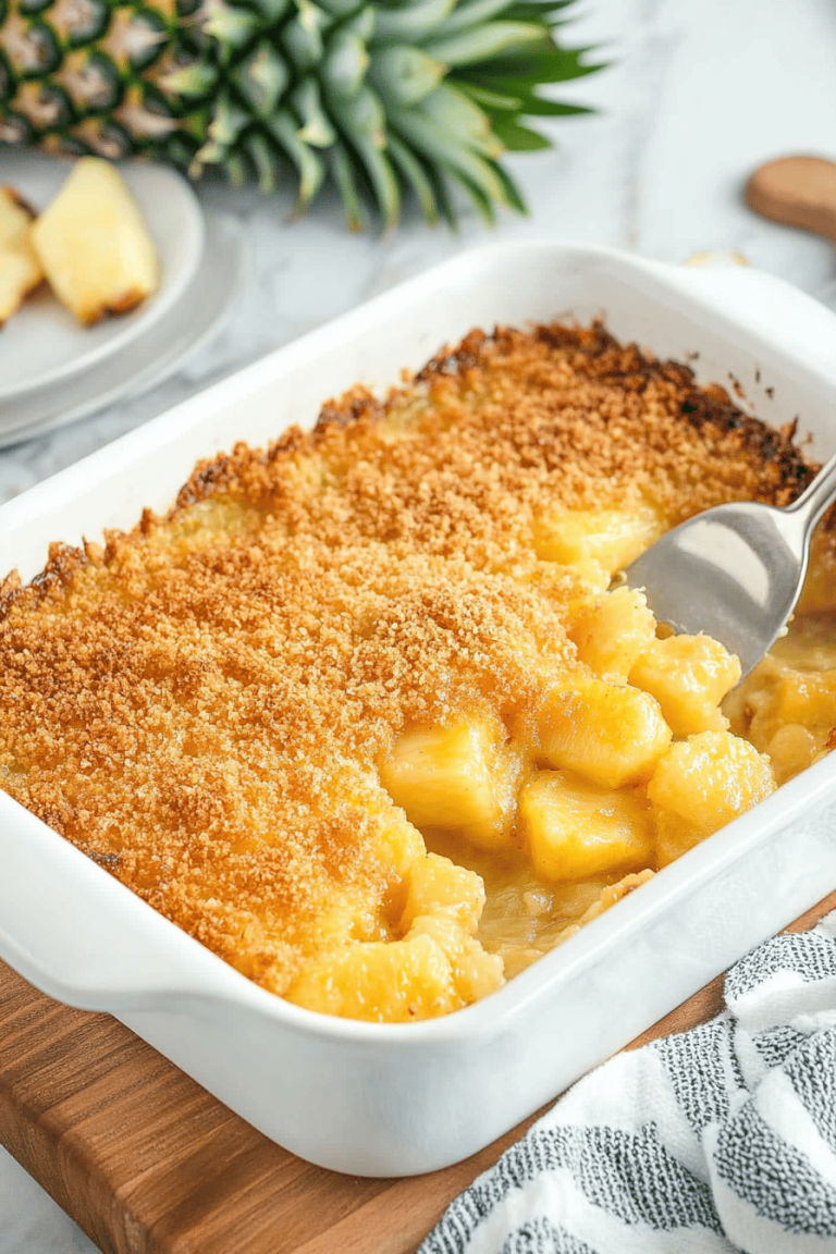 Paula Deen’s Pineapple Casserole